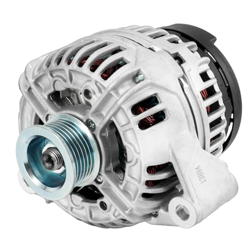 Image of KAX New Alternator Replacement for Mercedes-Benz C240 2001-2005 for Chrysler Crossfire 2004-2008 for Mercedes-Benz C320 2001-2005 120 Amp,12V,CW,S6 Groove Pulley,Replace for 13884N