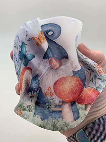 Andreas Silicone Non-Slip 6.25" Jar Opener, Easy Lid Opener, Made With Silicone And Fabric, Dishwasher Safe, Garlic Peeler, Gg Gnome, 6.25 Inch #TOP4