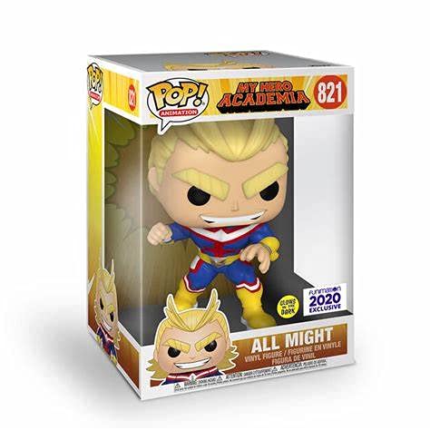 Pop My Hero Academia All Might 10&Quot; (Glow-In-The-Dark) Super Sized