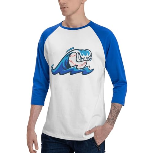 West Michigan Whitecaps Men'S Raglan Sleeves Baseball T-Shirts2