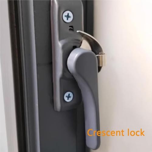 Ventana corredera de sótano anti humedad con vidrio templado horizontal gris 4