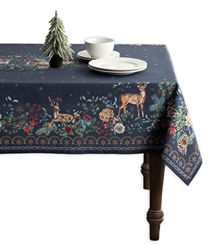 Maison D'Hermine Tischdecke 'Fleurs De Mai' – 100% Baumwolle, 178x274 Cm, Für Esszimmer & Feiern