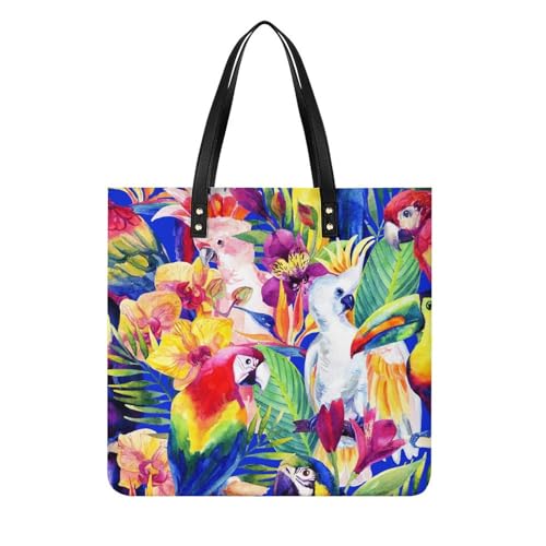 Sac à main perroquet 39x39cm idéal pour ranger toutes vos affaires