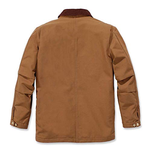 Carhartt Men's Loose Fit Firm Duck Blanket-Lined Chore Coat