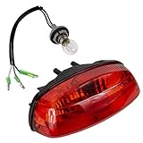 Caltric Rear Brake Tail Light fits Compatible with Suzuki LTZ400 Quadsport 400 ATV from 2003-2004