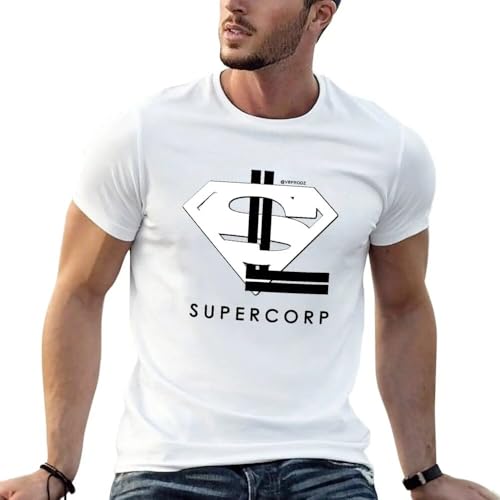 Super Corp 2.0 T-Shirt tees Clothing t Shirts Men White L Super Corp 2.0 T-Shirt tees Clothing t Shirts Men White L