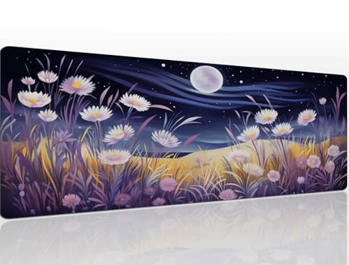 Tapis de Souris Gamer XXL 900x500x4 mm Gardens Grand sous Main Bureau