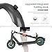 ulip Scooter Rear Fender Replacement Accessories with Tail Light with Brake Compatible with Segway Ninebot Max G30 G30D Scooter Gray