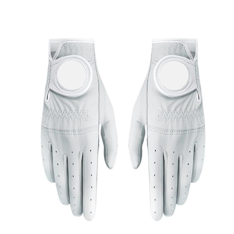 Kompatibel für PGA Damen-Golfhandschuhe, Vollledermaterial, für Golftraining und Outdoor-Kurse