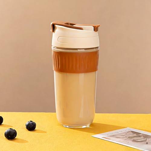 La Mejor Selección de Tazas y pajitas más recomendados. 47 RUAKIVA 550 ml Taza de Café de Viaje,Taza de Café de Vidrio de Doble Propósito con Tapa,Cubierta Antideslizante y Pajita,Taza de Café Aislada,Adecuada para Café de la...