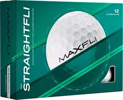 Amazon.co.jp: 2025 Maxfli(マックスフライ) ゴルフボール Straightfli