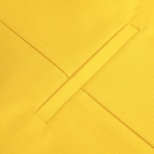 Image of Hi-Tie Men's Formal Suit Vest Solid Fit Vest for Men 3 Pockets V Neck Waistcoat Business Wedding Casual