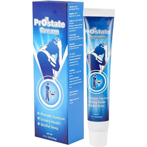Men Prostate Cream Quick Relief from Frequent Urination and Urgency Penetrates Deeply for Effective Results Safe and Comfortable to Use 20g