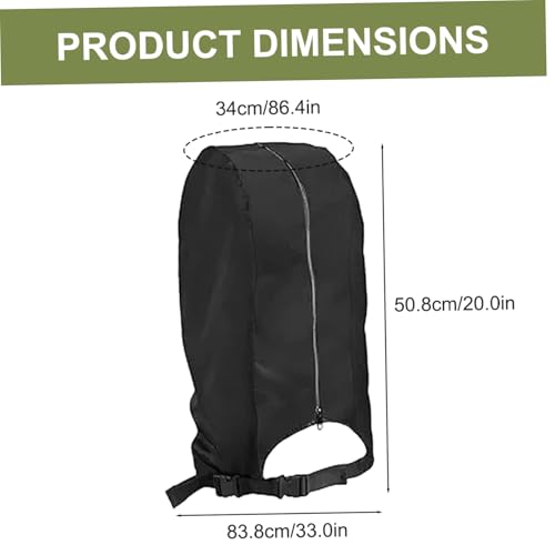 Accesorios para palos de golf y funda impermeable con cremallera para bolsa 3