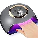 lamparas uv para uñas paraguay 💅【El kit incluye】 1 lámpara de uñas LED UV de 168 W,Obtenga el efecto de salón en casa, disfrute de una experiencia de salón con su amigo y familia en casa.