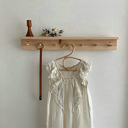 10PCS Rattan Hangers for Clothes Kids Garments Organizer Little Rack Children Hanger Kids Room Decor Wardrobe Hangers