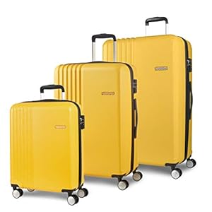 American Tourister Beachrider – kofferset 3-delig Beachrider – Kofferset 3-teilig ABS-kunststof, Geel (yellow)