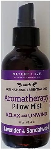 100% Essential Oils Aromatherapy Pillow Mist Room Spray - Relax and Unwind, Ease Tension, Clear the Mind - Lavender and Sandalwood