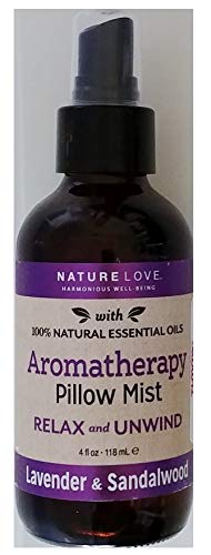 100% Essential Oils Aromatherapy Pillow Mist Room Spray - Relax And Unwind, Ease Tension, Clear The Mind - Lavender And Sandalwood #TOP27