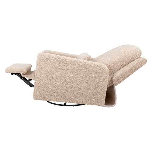 Image of Babyletto Sigi Nursery Recliner /Glider, Manual - Chai Shearling