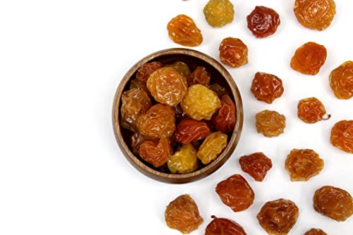 Turcolia Dried Yellow Plums, Purely Dried Golden Plums - No Added Sugars, Golden Prunes, Natural And Fresh, Resealable Zip Lock Pouch 0.55 Lb (Pack Of 1) #TOP4