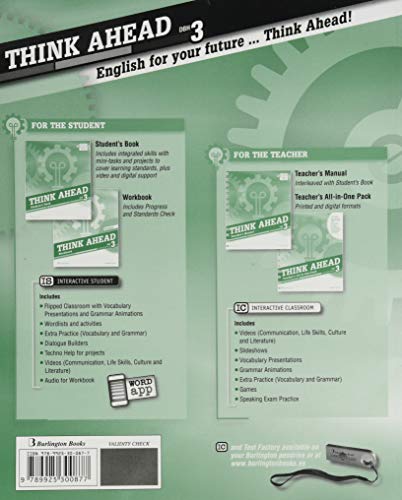 Solution THINK AHEAD 3 ESO EJ EUS pour Progresser Rapidement en Anglais - 2