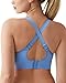 Wacoal Women's Sydney Sport Unlined Full Coverage Underwire Sports Bra, 855302, Bel Air Blue, 38D