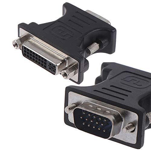 24 + 5Pin Dvi Female to 15Pin Vga Male Cable Extender Adapter Converter