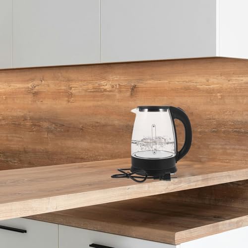 BESPORTBLE hervidor eléctrico negro con apagado automático miniatura 6