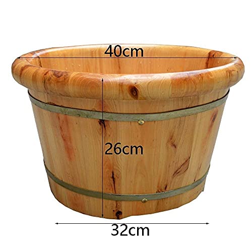 Spa de pies de madera natural grosor reforzado miniatura 4