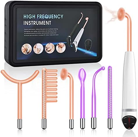 High F requency Facial Wand Machine for Eyes Hair Body Care, at Home Facial Kit for Women