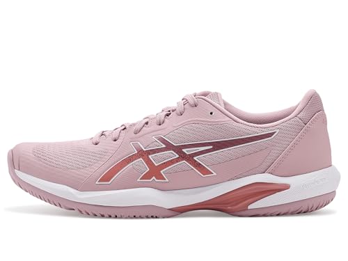 ASICS Women's Solution Swift FF 2 Tennis Shoes, 9, MORGANITE/Rose Rouge - image 4
