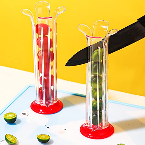 Grape Slicer, Strawberry Slicer, Fruit Salad Making Tools, Fruit Divider, Suitable For All Kinds Of Small Fruits(Not Include Knife) #TOP2