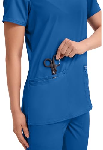 Image of Cherokee Medical Women's Scrub Top V-Neck Modern Classic Fit with 3 Pockets, Ultra Soft and 2-Way Stretch Fabric - WW620