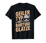 Glatze & Bart Spruch für Bartträger & Glatzkopf