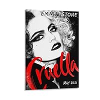 Amazon.co.jp: Cruellaキャラクターポスタークルエラ映画ポスターエマ