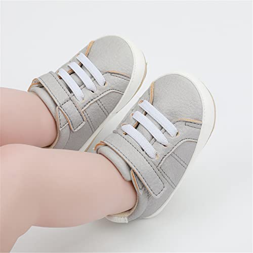 Image of RVROVIC Baby Boys Girls Anti-Slip Sneakers Soft Ankle Boots Toddler First Walkers Newborn Crib Shoes