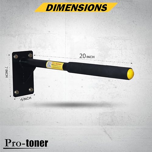 Image of Wall Mountable Dips Bar for Dips and Leg Raise, for Home and Gym