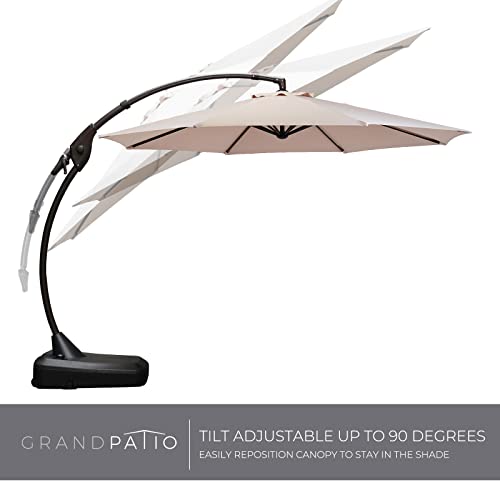 Ampelschirm Grand Patio mit Schirmständer und UV-Schutz