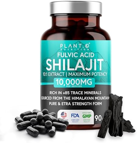 Pure Himalayan Shilajit for Men & Women, 10,000 mg Maximum Potenc...