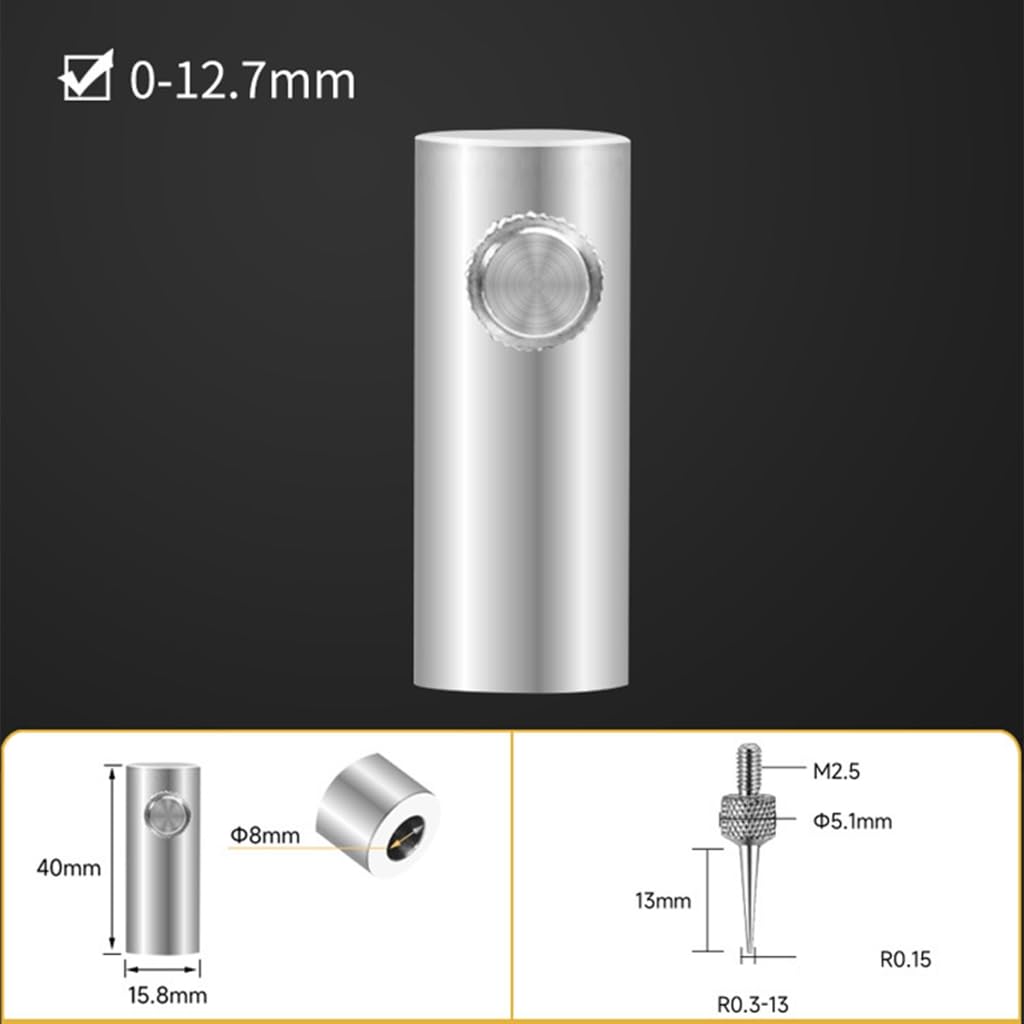 12,7 mm/25,4 mm Digital Electrónico Profundo Medidor de Profundidad Medidor Micrómetro