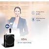 Head Microphone Wireless, Head Sets with Microphones, Bluetooth Headset Mic Ideal for Speakers PA System Voice Amplifier Wireless Microphone for Teacher, Tour Guides, Fitness Instructor