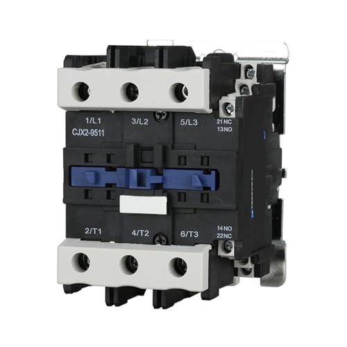 Contacteur CA 95A tripolaire CJX2-9511 mécanisme haute durabilité bobine AC 24V