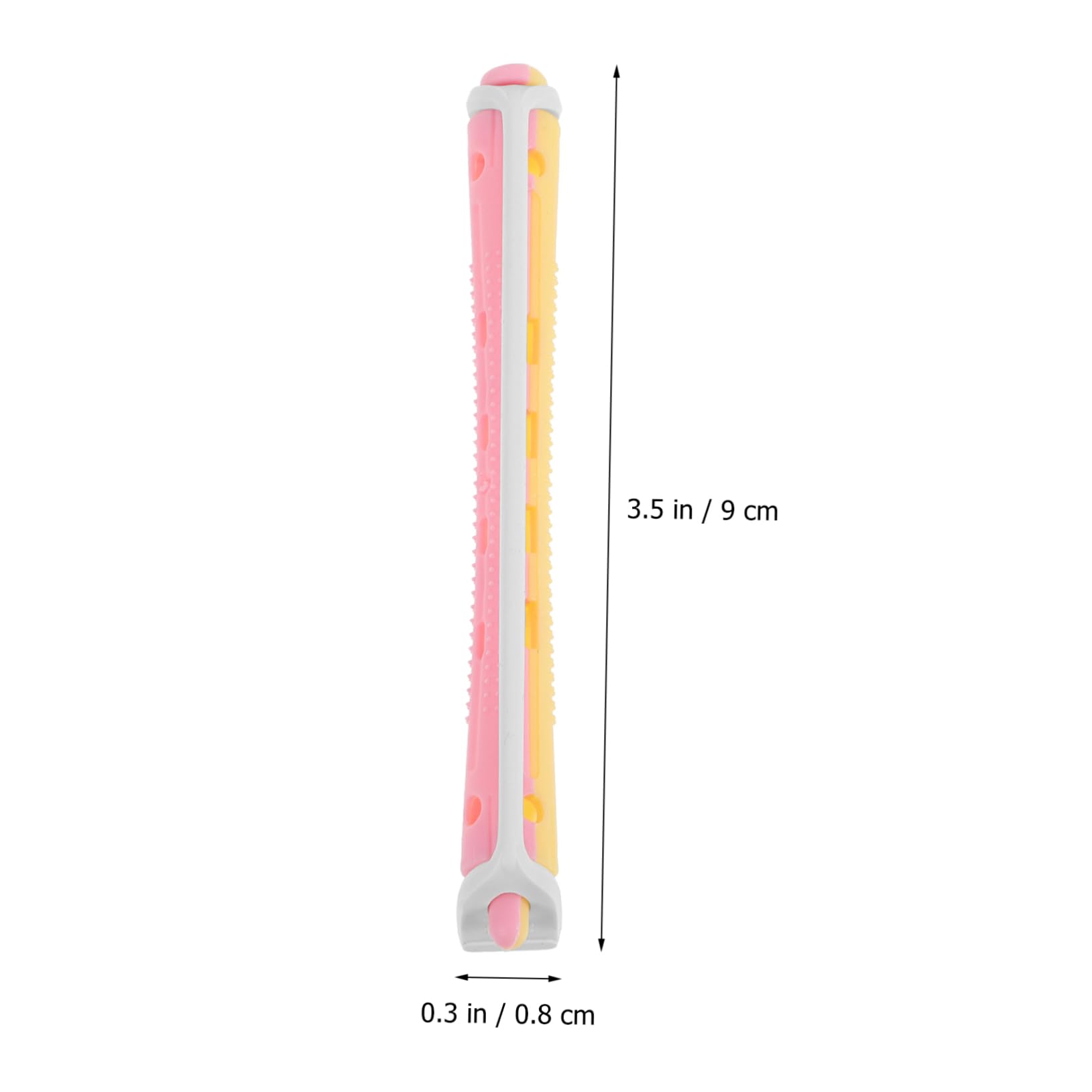 GANAZONO 12Pcs Flexible Hair Rollers Perm Rods for Women Lightweight Portable Curling Tools for Long Hair for Home Travel Use