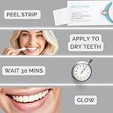 Teeth Whitening Strips 14 Strips, Clinically Proven Whiter Teeth - 100% Enamel Safe - Vegan - Image 5