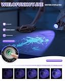 DARKBEAM Latarka UV 395nm Blacklight 6xLED Potężne 60W