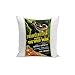 Housse de Coussin Taie Affiche Vintage Film Frankenstein Meets The Wolf Man Poster Ancien Cinema Retro (40x40 cm)