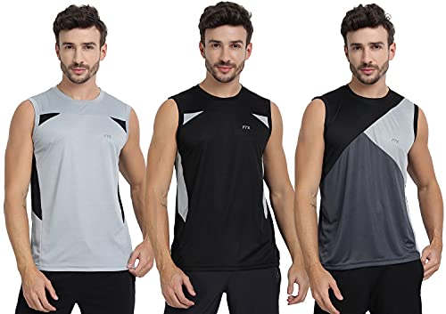 Image of FTX Men's Solid Regular Fit T-Shirt