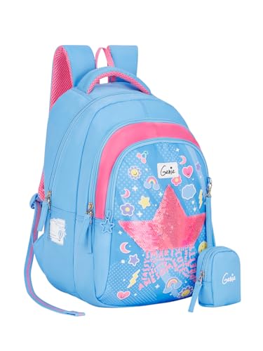 Image of Genie 15 inch Laptop Backpack for Women & Girls | Spacious Office, College & Travel Bag | Water Resistant, Multi-Compartment with Padded Laptop Sleeve