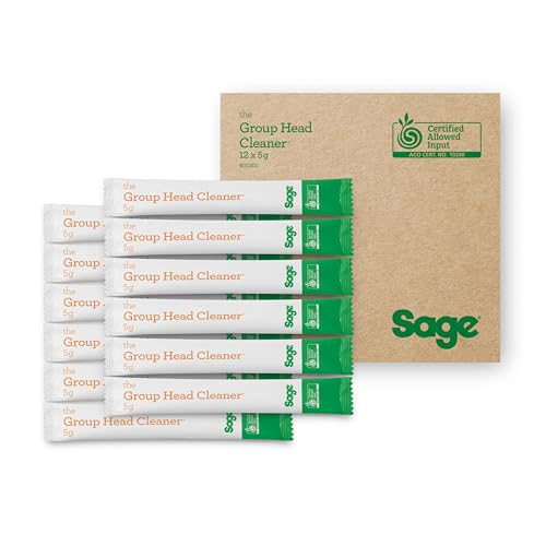 Sage - Espresso Reinigungstabletten - Entfernt Kaffeeöle & Rückstände von allen Sage Espressomaschinen - Packung mit 12 Stück